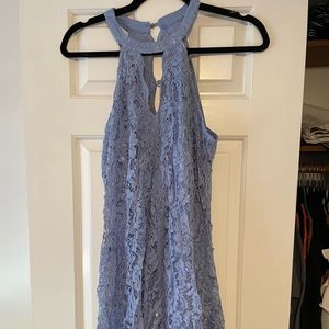 Francesca’s Lilac Lace Dress